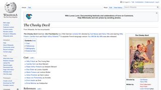 The Cheeky Devil - Wikipedia