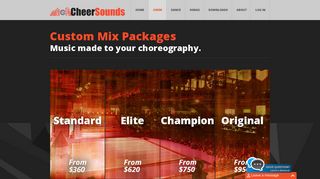 CheerSounds Custom Cheer Music Mixes - Original Package