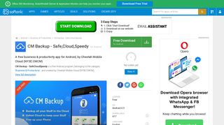 CM Backup - Safe,Cloud,Speedy for Android - Download