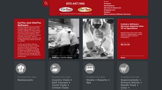 CorTec and ChefTec Software for the Foodservice Industry