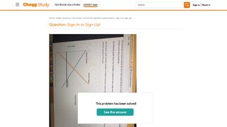 Solved: Sign In Or Sign Up! | Chegg.com
