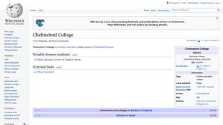 Chelmsford College - Wikipedia