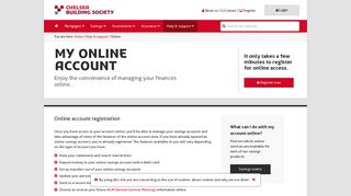 My Online Account - Chelsea Building Society