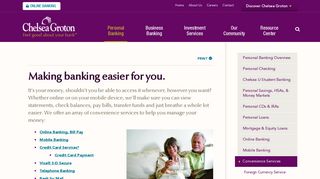 Online Banking, ATM Debit Card, Mobile ... - Chelsea Groton Bank