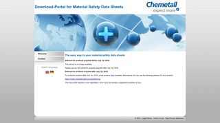 Chemetall GmbH (EH&S Web-Interface)