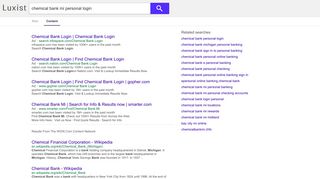 chemical bank mi personal login - Luxist - Content Results