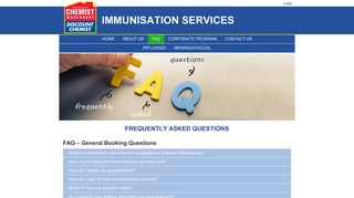 Frequently Asked Questions - Chemist Warehouse