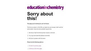 Chemsheets and chemistry diagrams | Review | Education in Chemistry