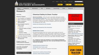Chemical Safety & Chem Tracker | Research