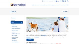 Personal Loans | Chemung Canal Trust Company
