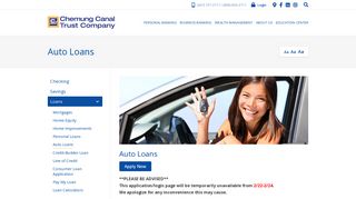 Auto Loans | Chemung Canal Trust Company