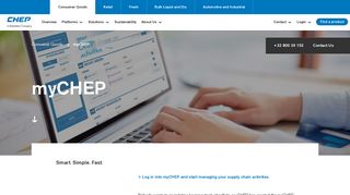 myCHEP Online Customer Portal | CHEP Benelux