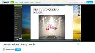 presentazione cherry box 24 on Vimeo