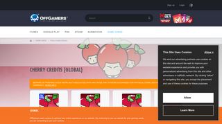 Buy Cherry Credits (Global) - OffGamers Online Game Store
