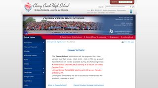 PowerSchool - Cherry Creek High School - Cherry Creek School District
