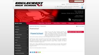 Powerschool - Eaglecrest High School - Cherry Creek School District