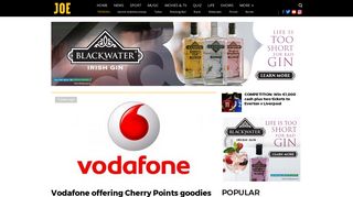 Vodafone offering Cherry Points goodies from July | JOE is the voice of ...