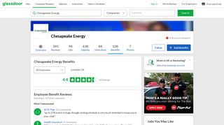 Chesapeake Energy Employee Benefits and Perks | Glassdoor
