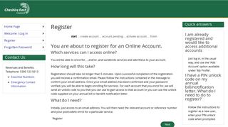 Register - Cheshire East Council - Council Tax and Business Rates ...