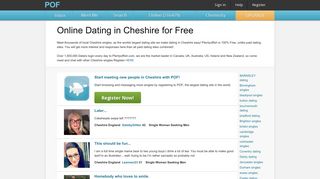 Cheshire Dating - Cheshire singles - Cheshire chat at POF.com™