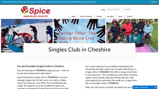Singles Club in Cheshire - Spice UK