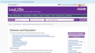 Schools and Education | Cheshire West and Cheshire Local Offer