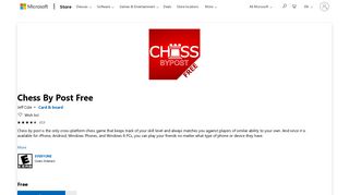 Get Chess By Post Free - Microsoft Store