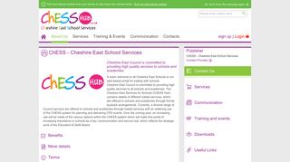 ChESS - Cheshire East School Services | Chess Hub
