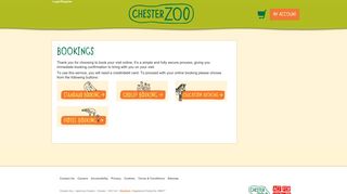 Chester Zoo Bookings