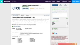 Chevron Federal Credit Union Reviews - WalletHub
