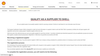 Qualify as a supplier to Shell | Shell Global