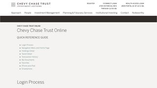 Chevy Chase Trust Online | Wealth Management & Retirement Planning