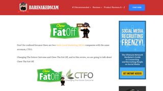 Chew The Fat Off Scam - Change someones Life and Earn Tons of ...