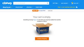 Shopping Cart | Chewy.com