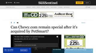 Can Chewy.com remain special after it's acquired by PetSmart? - Sun ...
