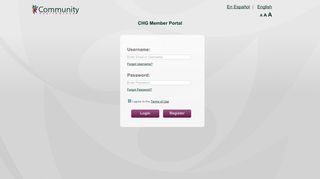 CHG Member Portal