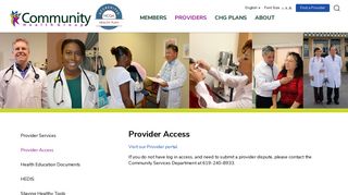 Community Health Group | Provider Access