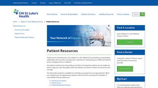 Patient Resources | CHI St. Luke's Health