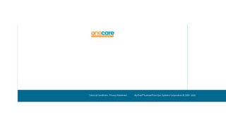 OneCare - Login Page