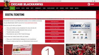 Digital Ticketing | Chicago Blackhawks - NHL.com