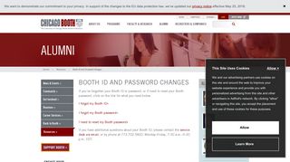 Booth ID and Password Changes | The University of Chicago Booth ...