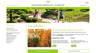 Join and Give | Chicago Botanic Garden