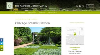 Chicago Botanic Garden : Garden Directory : The Garden Conservancy