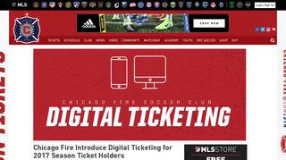 Chicago Fire Introduce Digital Ticketing for 2017 Season Ticket Holders