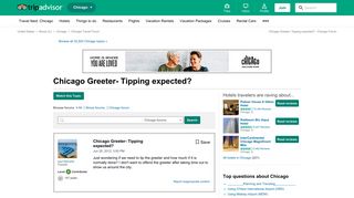 Chicago Greeter- Tipping expected? - Chicago Forum - TripAdvisor