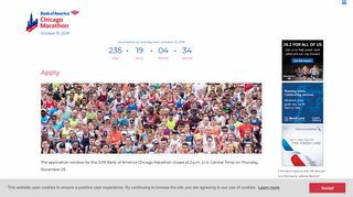 Apply - Bank of America Chicago Marathon