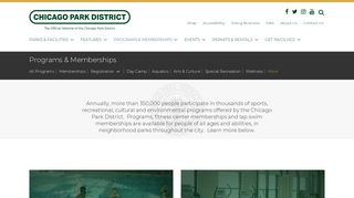 Programs & Memberships | Chicago Park District