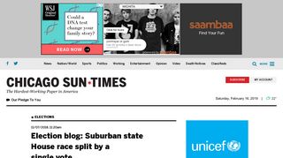 Election blog: Suburban state House race split ... - Chicago Sun-Times