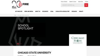 Chicago State University - FIRE