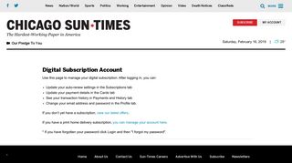 Account | Chicago Sun-Times